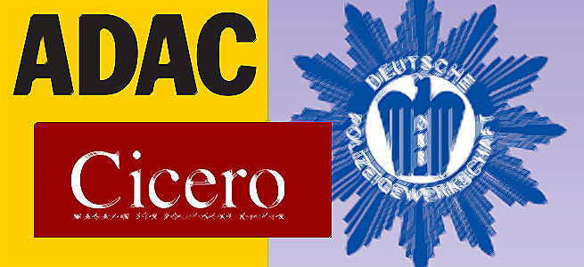 ADAC Motorwelt, Cicero, Polizeigewerkschaft