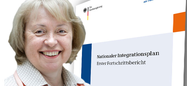 Staatsministerin Maria Böhmer - Nationaler Integrationsbericht